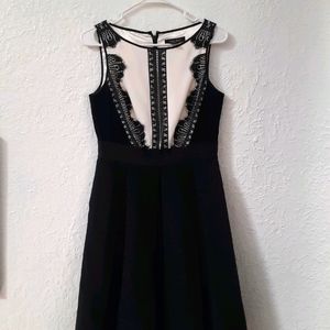 Special occasion black white market dress
